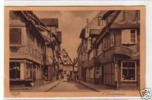 34227 Ak Celle II. Querstrasse um 1920