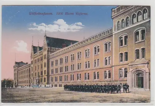 66632 Ak Wilhelmshaven 1000 Mann Kaserne um 1915