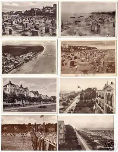 08922/8 Ak Ostseebad Bansin Strand um 1930