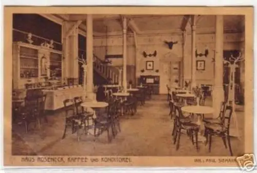 09299 Ak Bad Lauterberg Konditorei Haus Roseneck um1930