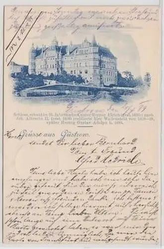 47953 Ak Grüsse aus Güstrow Schloss 1899