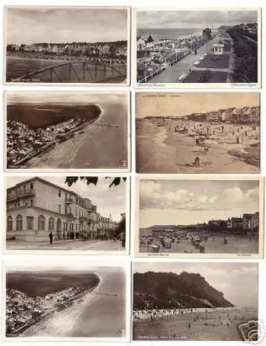 08923/8 Ak Ostseebad Bansin Strand um 1930
