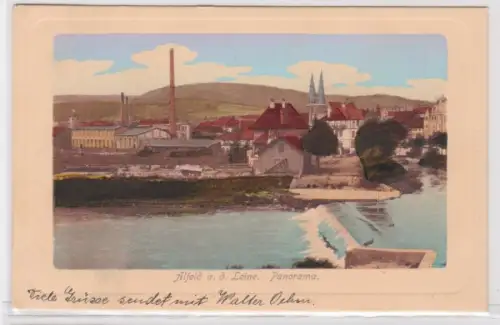 94932 Ak Alfeld an der Leine Panoramaansicht 1912