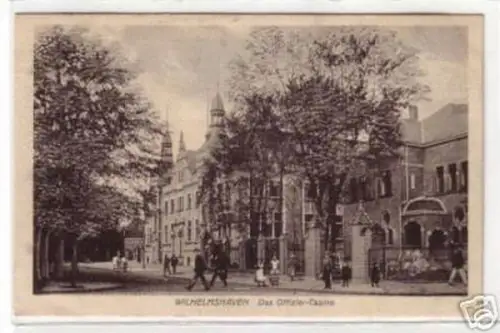 07502 Ak Wilhelmshaven das Offiziers-Casino 1918