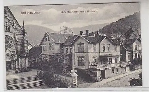 25825 Ak Bad Harzburg Hotel Burgkeller um 1910