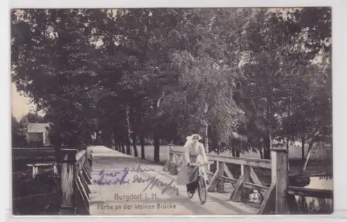 40059 AK Burgdorf in Hude - Partie an der kleinen Brücke 1911