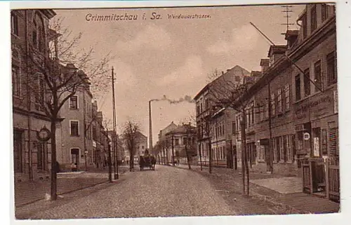 37593 Ak Wilhelmshaven Roonstrasse mit Pferdefuhrwerk 1907
