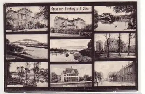 57353 Mehrbild Ak Gruß aus Nienburg an der Weser um 1910
