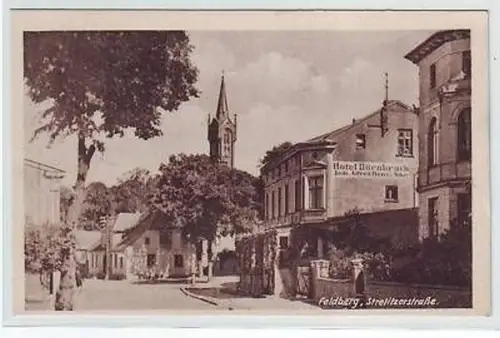 45089 Ak Feldberg Strelitzerstraße Hotel um 1940