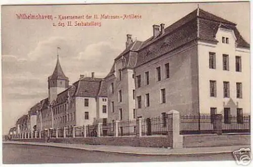 07884 Ak Wilhelmshaven Kasernen des Seebataillons 1906
