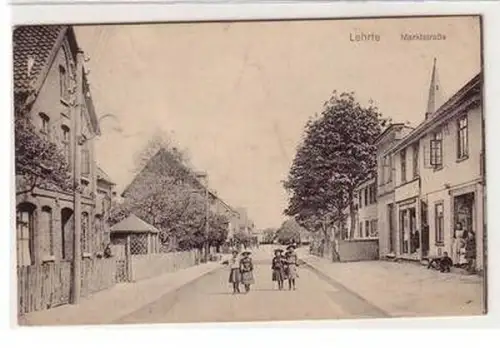 29638 Feldpost Ak Lehrte Marktstrasse 1917