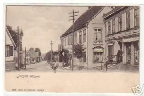 18955 Ak Bergen Hotel Prinz von Preussen um 1910