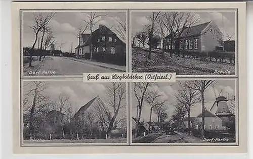 14819 Mehrbild Ak Gruß aus Wiegboldsbur (Ostfriesland) um 1940