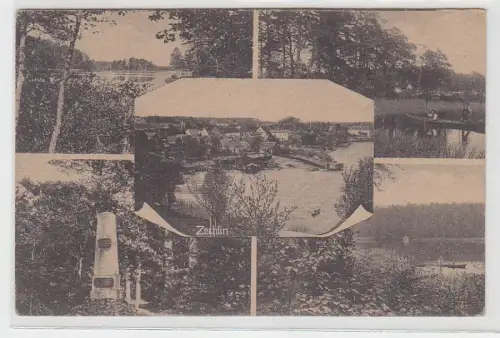 23810 Mehrbild Ak Zechlin Ortsansichten 1920