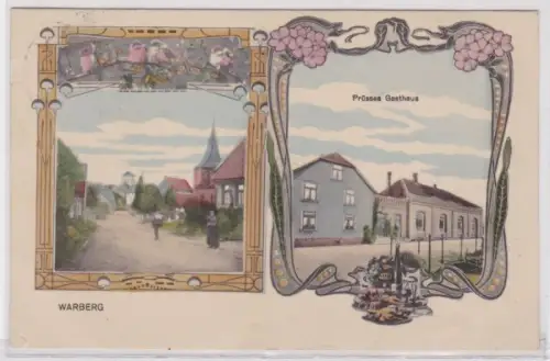 96727 Mehrbild Ak Warberg Prüsses Gasthaus 1911