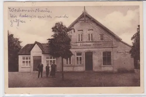 88542 Ak Zetel in Oldenburg Bernhard Bünting Urwald Straße 78, 1929