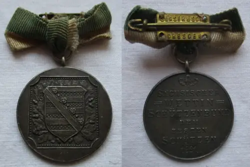 Abzeichen Sächsischer Wettin Schützenbund dem besten Schützen 1931 (169368)