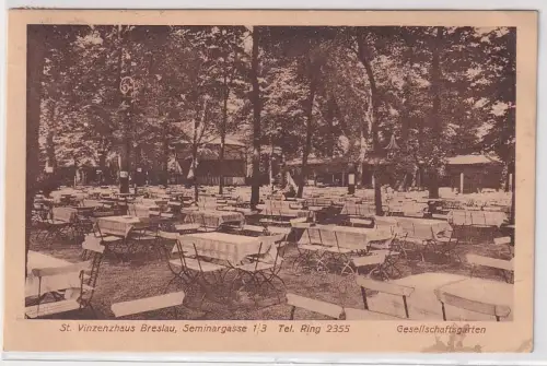 19690 Ak St.Vinzenzhaus Breslau Seminargasse 1/3 1925
