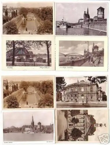 04992/8 Ak Düsseldof Skagerrakbrücke usw. um 1940