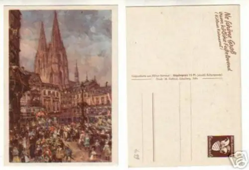 08350 Ganzsachen Ak Kölner Karneval 1939