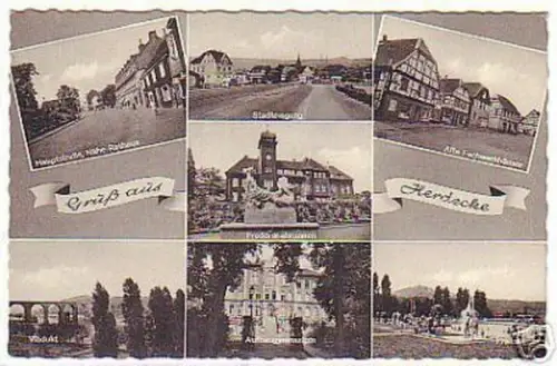 11379 Mehrbild Ak Gruss aus Herdecke um 1950