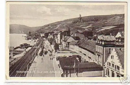 10873 Ak Rüdesheim a. Rh. Blick vom Adlerturm um 1940