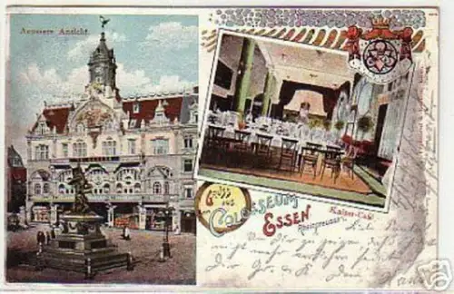 10667 Ak Gruss aus dem Coloseum Essen 1900