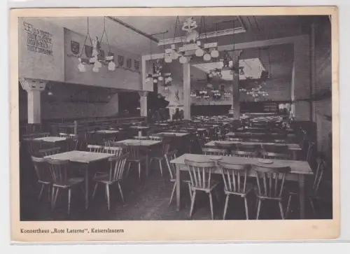 11875 Ak Konzerthaus 'Rote Laterne' Kaiserslautern - Tägl. Konzert, Cabaret 1939