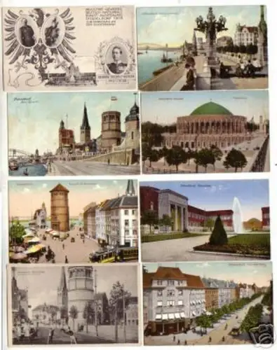 13386/8 Ak Düsseldorf Graf Adolf Strasse usw. um 1920