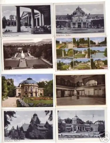 13768/8 Ak Bad Oeynhausen Kuranlagen um 1930