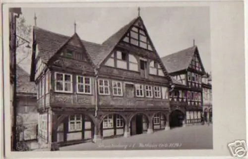 14138 Ak Schwalenberg i.L. Rathaus um 1940