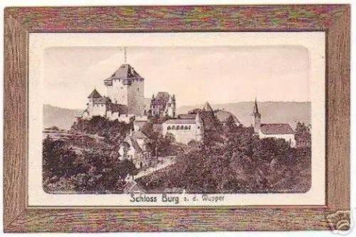 15922 Ak Schloss Burg an der Wupper um 1920