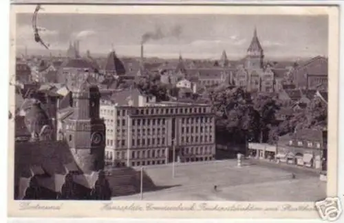 18217 Ak Dortmund Reichspostdirektion usw. 1933