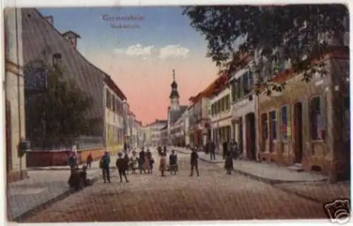 15497 Ak Germersheim Marktstrasse 1921