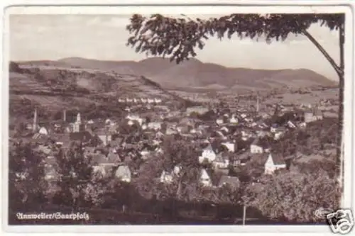 16011 Ak Annweiler Saarpfalz Totalansicht 1940