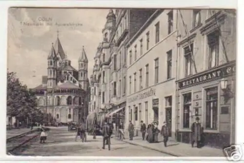 19581 Ak Köln Neumarkt Restaurant Fürstenberg 1910