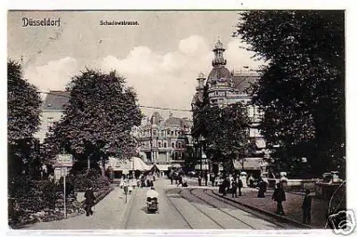 19594 Ak Düsseldorf Schadowstrasse 1907