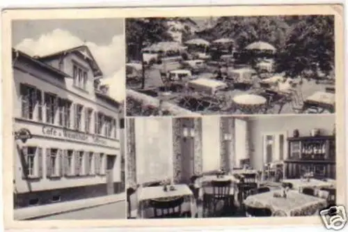 20689 Ak Münster-Sarmsheim Café & Weinstube 1952