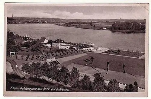 23617 Ak Essen Baldeneysee mit Blick auf Baldeney 1941