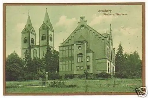 19534 Ak Arenberg Kirche und Pfarrhaus 1937