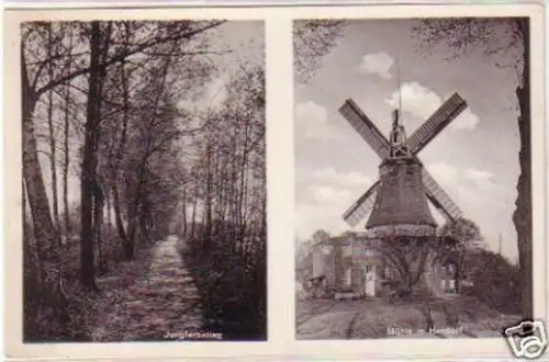20602 Ak Handorf Jungfernstieg u. Mühle 1939