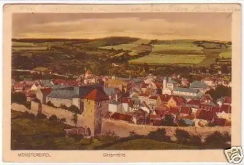 24428 Ak Münstereifel Gesamtbild 1924