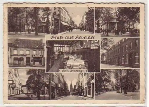 30135 Ak Gruß aus Kevelaer Hotel Dreikönige 1951