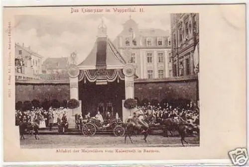 33410 Ak Das Kaiserpaar im Wupperthal um 1905