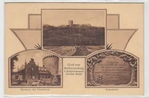 37727 Ak Gruß von der Ravensburg b. Borgholzhausen Teutob. Wald 1934