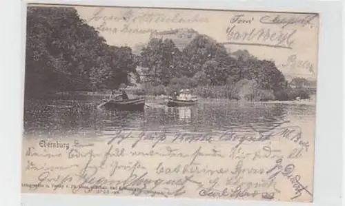 36050 Ak Ebernburg im Vordergrund 2 Ruderboote 1906