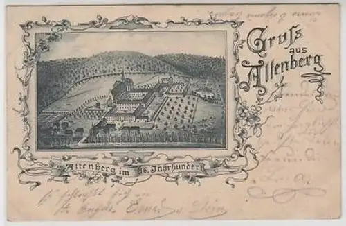 40764 Ak Gruß aus Altenberg im 16. Jahrhundert 1901