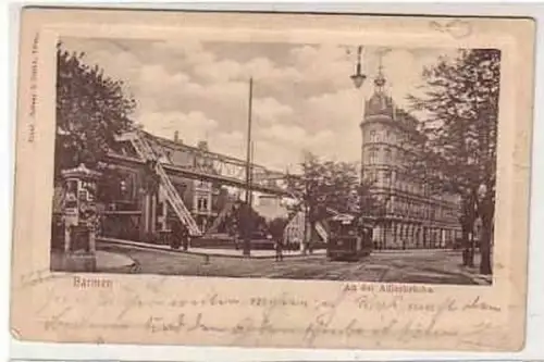 39185 Ak Barmen an der Adlerbrücke 1903