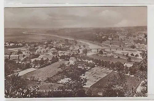 40732 Ak Kettwig von der Brücke Totalansicht 1928