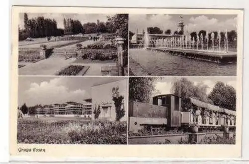 47508 Mehrbild Ak Essen Grugapark Baldeneysee 1956